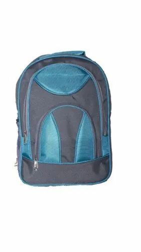 Plain School Backpack - Capacity: 15 Ltr