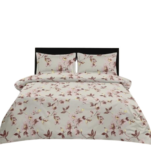 Sleeping Owls Esteem 100% Mercerized Cotton Printed Super King Bedsheet With 2pc Pillow Cover