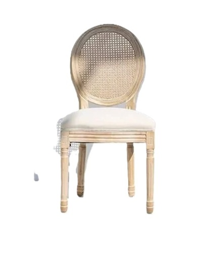 Wooden Look Acrylic Chair