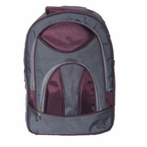 Zipper Closure School Backpack - Capacity: 10 Ltr