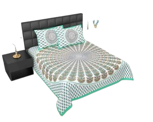 144 Tc Printed Double Bed Sheet