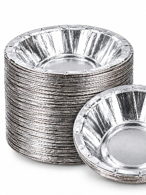 6 Inch Silver Dona Plate