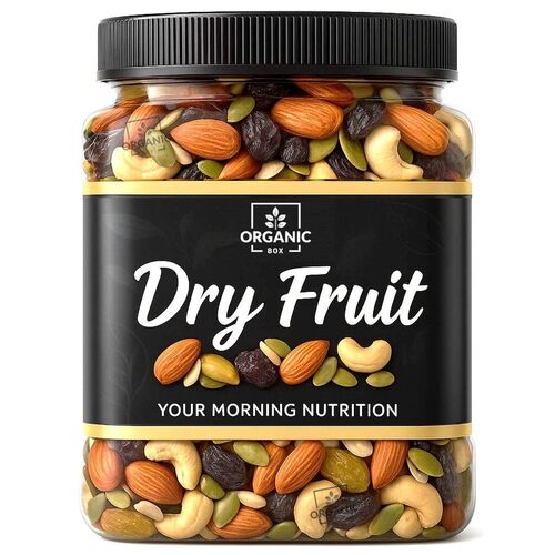 Organic Box 100% Natural And Premium Healthy Mix Dry Fruits - Grade: A