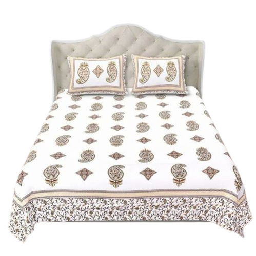 Printed King Size Bed Sheet