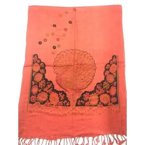Printed Viscose Satin Stoles