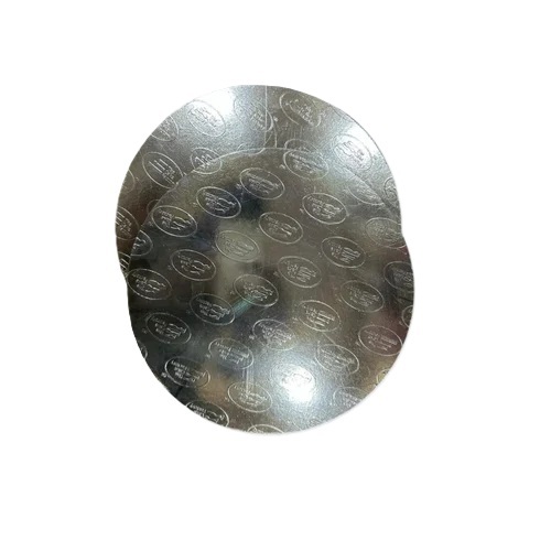 Silver Foil Round Cake Base