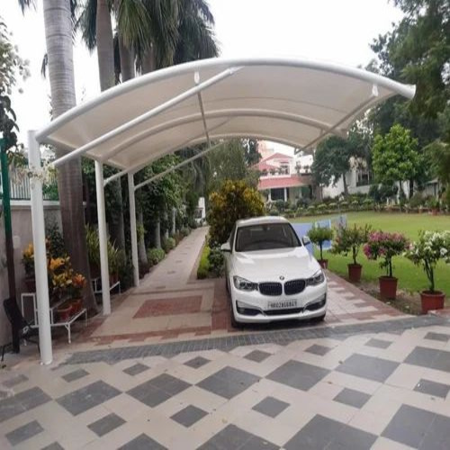 03 Tunnel Stainless Steel Car Parking Shed