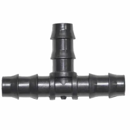 Black Tee Barbed Connector