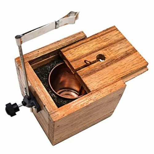 Copper Calorimeter Wooden Case
