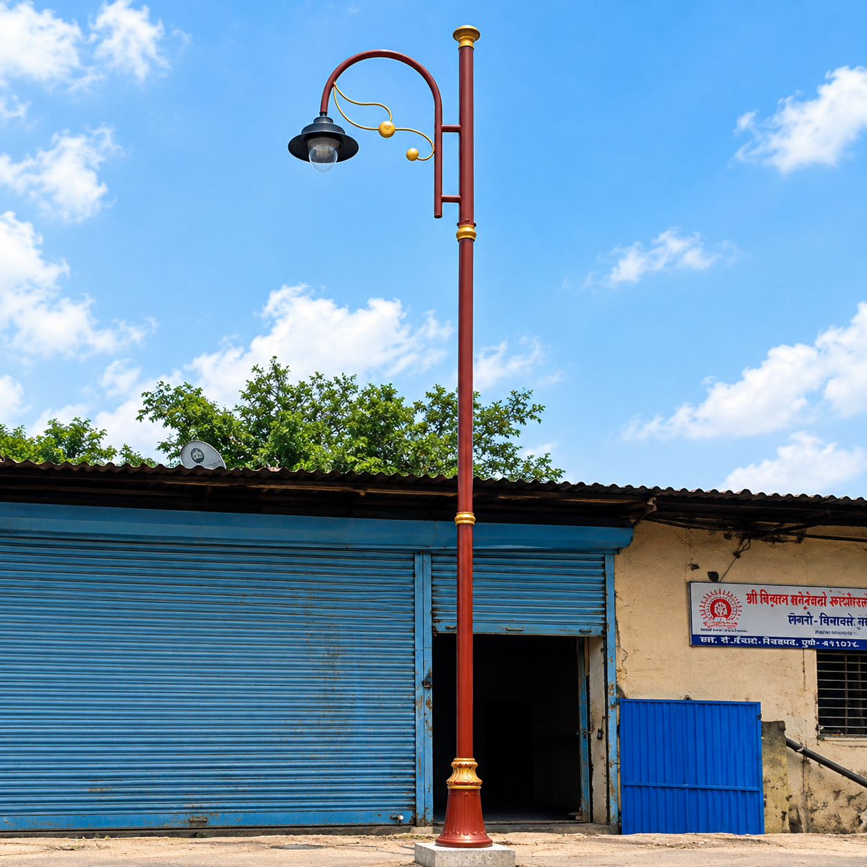 Decorative Pole - Color: Black / Brown / As Per Requirement