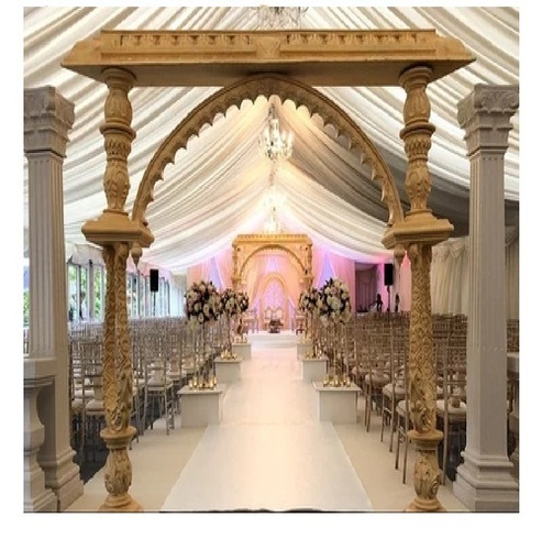 Fiber Roman Wedding Stage