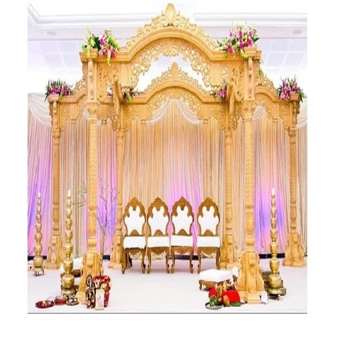 Fiber South Indian Temple Wedding Stage