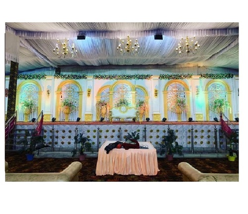 Fiber Wedding Stage Rajasthani Style