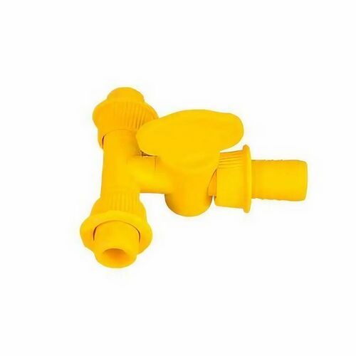 Pipe Tee Connector With Valve