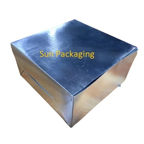 Silver Cake Box