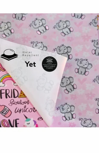 Pink Printed Pul Fabric