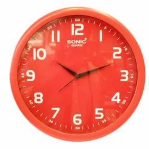 Round Wall Clock - Features: Lightweight