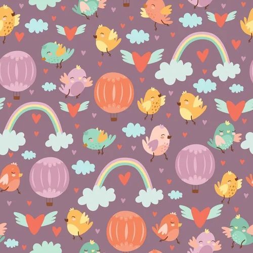 Washable Kids Printed Cotton Fabrics
