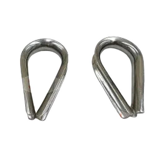 304 Ss Thimbles - Stainless Steel, 6 Mm Rope Diameter, Silver | Grade A, Customized Shape, Industrial Use