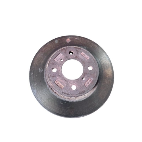 Brake Disc - Cast Iron & Steel, Standard Size, Silver, Round | Crack Resistant, Rust & Corrosion Resistant, Easy To Install