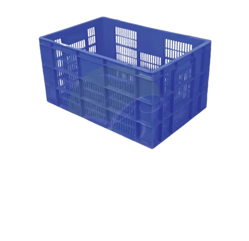 600x400x325mm Totally Perforated Plastic Crate
