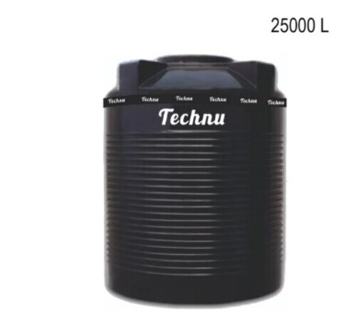 Cylindrical Vertical Tank With Open Top - Plastic, Custom Size, Black | Industrial Storage, Tested Quality, Timely Delivery