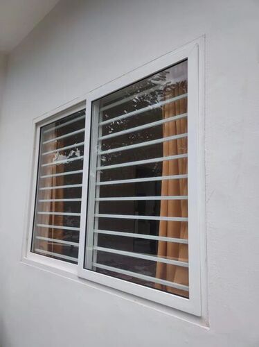 Durable White Rectangular Upvc Sliding Window