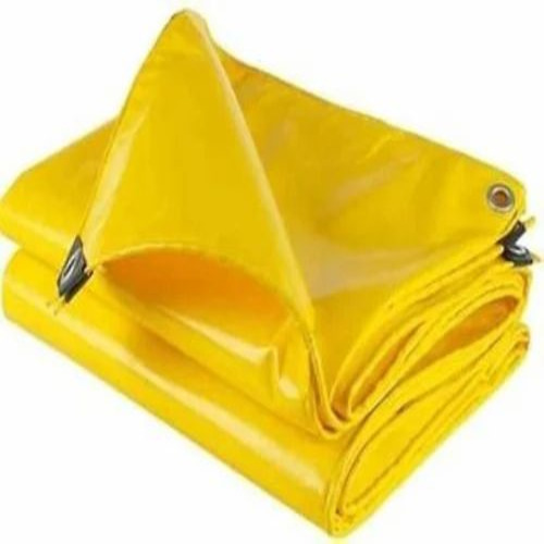 Fire Retardant Tarpaulin - 150 GSM, 40x30 ft, Blue | Waterproof, Plain Pattern, Custom Size