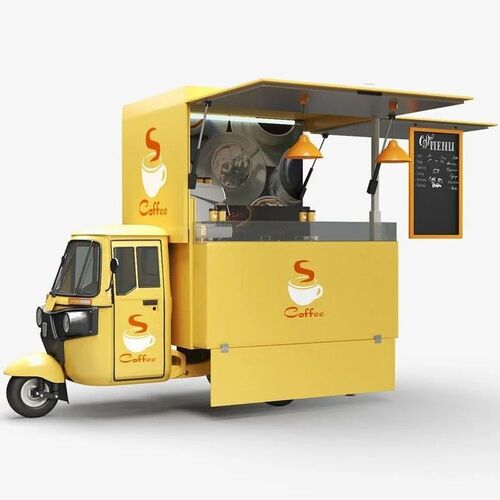 Food Truck Food Van - Steel, Golden, Diesel | New, Durable, Long Lasting