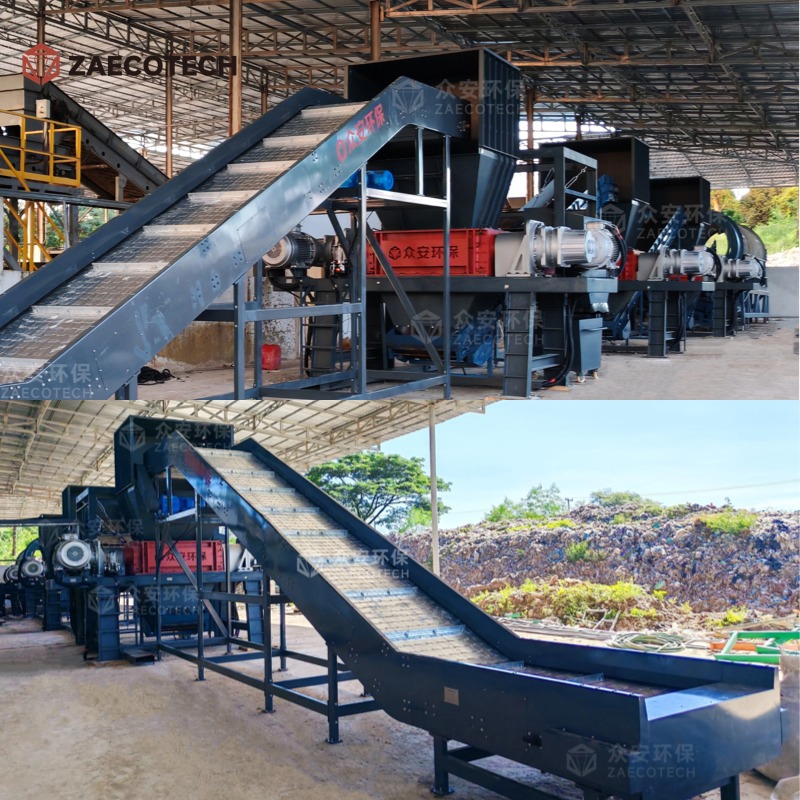 Heavy Duty Double Shaft Shredder - Application: Industrial