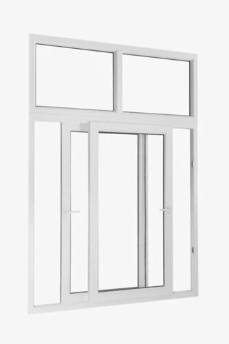 Heavy Stylist White Upvc Sliding Window - Upvc, Customized Size, White | Anti Corrosion, Screw In Installation, Window Fitting