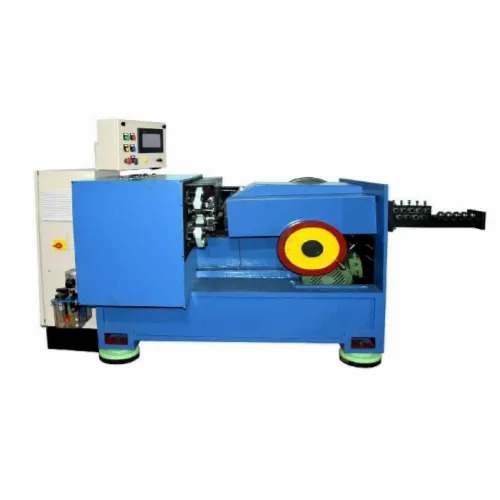 Hs90 Fully Automatic High Speed Wire Nail Making Machine - Steel Wire, Blue, 440 Volt | 3 Year Warranty, Durable, Long Lasting