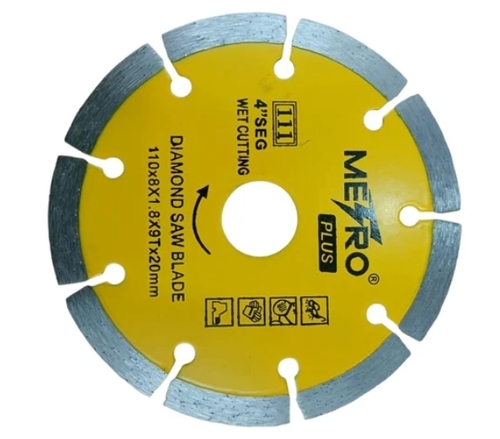 Metro 111 Marble Cutting Blade - 7 Inch Silver, 14500 RPM | Sharp Cutting Edge, Durable, Heat and Corrosion Resistant, Smooth Operation