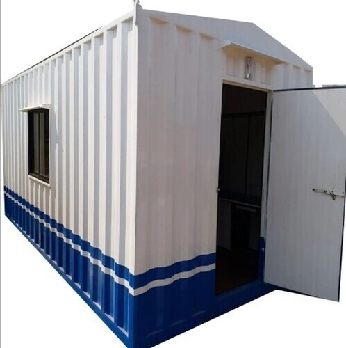 Ms Prefabricated Paint Coated Cabin - Customizable Color, PVC Floor, Other Material | Inward/Outward Open Style, Office and Workshop Use