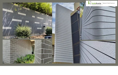 Plastered Wall Stone Finish Texture