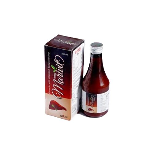 Silymarin With Vitamin B Complex Syrup - 35 mg/5 ml, 200 ml | Antibiotic Medicine, Liquid Form