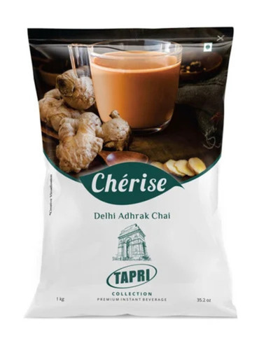 1kg Cherise Adhrak Chai Powder Pouch - Low Sugar Ginger Flavored Tea Grade A Fresh Taste