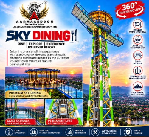 360 Degree View Sky Dinning Tower