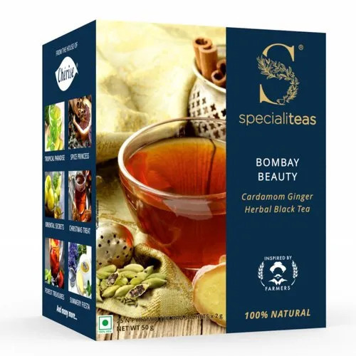 50g Cherise Bombay Cardamom Ginger Herbal Tea