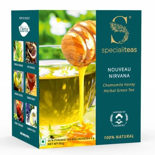 50g Cherise Nouveau Nirvana Chamomile Honey Herbal Green Tea