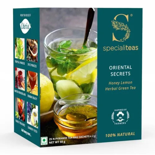 50g Cherise Oriental Secrets Honey Lemon Herbal Green Tea