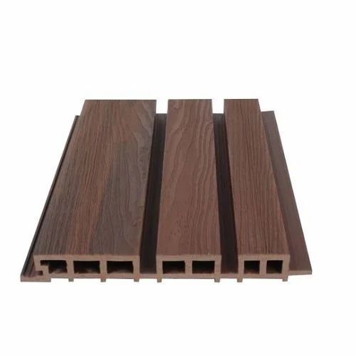 Brown Wpc Louvers Panels