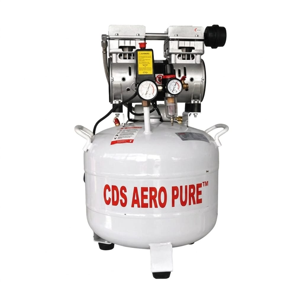 Cds Aeropure 1 Hp Oil Free Dental Air Compressor With 40 L Tank - Air Pressure: 120 Psi