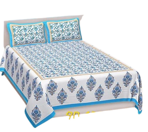 Designer Printed Double Bedsheet