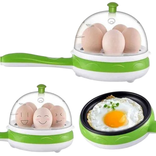 Green Egg Boiler With Fry Pan