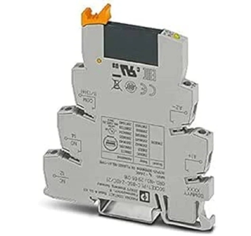 Plc-osc- 24dc/ 24dc/ 2 2966634 Phoenix Solid State Relay Module - White, 220-240v, Din Rail Mount, Two Changeover Contacts, Led Indicator, Screw Connection, Compact Design