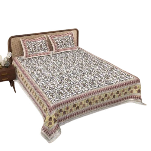 Pure Cotton King Size Bed Sheet 