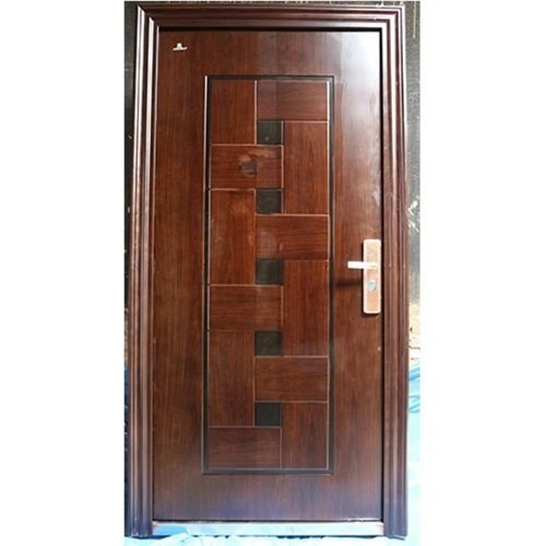 Residential Wood Finish Steel Door