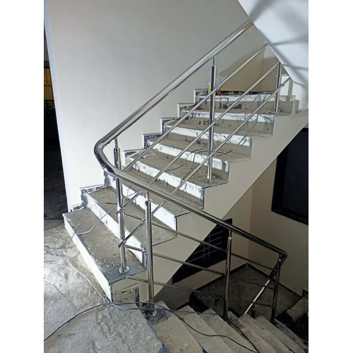Simple Stainless Steel Grills For Stairs