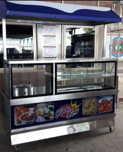 Ss Pani Puri Display Counter